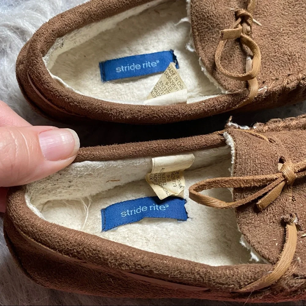 Nautica Toddler Boat Shoes Gray Blue Hook Loop Size 9 + Moccasins Lot